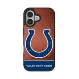 Indianapolis Colts Personalized Football Bump Phone Case for Apple iPhone