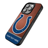 Indianapolis Colts Personalized Football Bump Phone Case for Apple iPhone