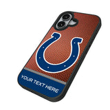 Indianapolis Colts Personalized Football Bump Phone Case for Apple iPhone