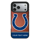 Indianapolis Colts Personalized Football Bump Phone Case for Apple iPhone