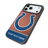 Indianapolis Colts Personalized Football Bump Phone Case for Apple iPhone