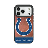 Indianapolis Colts Personalized Football Bump Phone Case for Apple iPhone