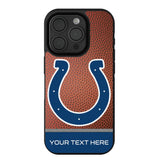 Indianapolis Colts Personalized Football Bump Phone Case for Apple iPhone