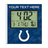 Indianapolis Colts Personalized Hatch Wall Clock