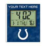 Indianapolis Colts Personalized Hatch Wall Clock
