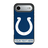 Indianapolis Colts Personalized Stripe Bump Phone Case for Apple iPhone