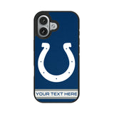 Indianapolis Colts Personalized Stripe Bump Phone Case for Apple iPhone 17 Series