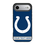 Indianapolis Colts Personalized Stripe Bump Phone Case for Apple iPhone