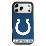 Indianapolis Colts Personalized Stripe Bump Phone Case for Apple iPhone
