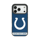 Indianapolis Colts Personalized Stripe Bump Phone Case for Apple iPhone