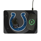 Indianapolis Colts Personalized Tilt 15-Watt Wireless Charger and Mouse Pad