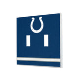 Indianapolis Colts Stripe Hidden-Screw Light Switch Plate