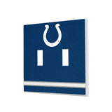 Indianapolis Colts Stripe Hidden-Screw Light Switch Plate