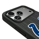 Indianapolis Colts Text Backdrop Bump Phone Case for Apple iPhone