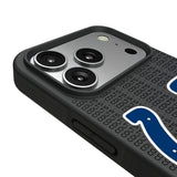 Indianapolis Colts Text Backdrop Bump Phone Case for Apple iPhone