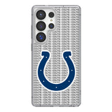 Indianapolis Colts Text Backdrop Clear Phone Case for Samsung Galaxy