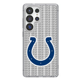 Indianapolis Colts Text Backdrop Clear Phone Case for Samsung Galaxy