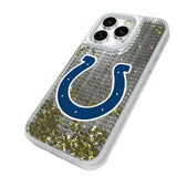 Indianapolis Colts Text Backdrop Glitter Phone Case for Apple iPhone