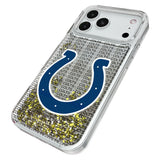 Indianapolis Colts Text Backdrop Glitter Phone Case for Apple iPhone