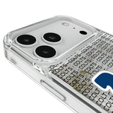 Indianapolis Colts Text Backdrop Glitter Phone Case for Apple iPhone