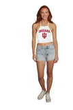 Indiana Hoosiers White Halter Top