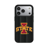 Iowa State University Cyclones Text Backdrop MagSafe Compatible Phone Case for Apple iPhone