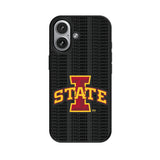 Iowa State University Cyclones Text Backdrop MagSafe Compatible Phone Case for Apple iPhone