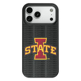 Iowa State University Cyclones Text Backdrop MagSafe Compatible Phone Case for Apple iPhone