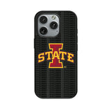 Iowa State University Cyclones Text Backdrop MagSafe Compatible Phone Case for Apple iPhone