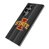 Iowa State University Cyclones Text Backdrop MagSafe Compatible Phone Case for Samsung Galaxy