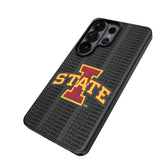 Iowa State University Cyclones Text Backdrop MagSafe Compatible Phone Case for Samsung Galaxy