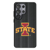 Iowa State University Cyclones Text Backdrop MagSafe Compatible Phone Case for Samsung Galaxy
