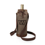 Washington Commanders - Waxed Canvas Wine Tote