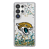 Jacksonville Jaguars Confetti Clear Phone Case for Samsung Galaxy