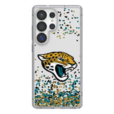 Jacksonville Jaguars Confetti Clear Phone Case for Samsung Galaxy