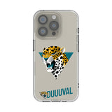 Jacksonville Jaguars Deco Clear Phone Case for Apple iPhone