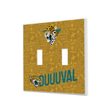 Jacksonville Jaguars Deco Hidden-Screw Light Switch Plate