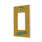 Jacksonville Jaguars Deco Hidden-Screw Light Switch Plate