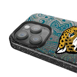 Jacksonville Jaguars Paisley Black Bling Phone Case for Apple iPhone