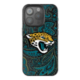 Jacksonville Jaguars Paisley Black Bling Phone Case for Apple iPhone