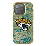 Jacksonville Jaguars Paisley Bling Phone Case for Apple iPhone