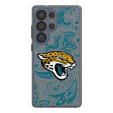 Jacksonville Jaguars Paisley Clear Phone Case for Samsung Galaxy