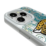 Jacksonville Jaguars Paisley Glitter Phone Case for Apple iPhone