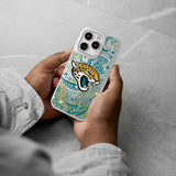 Jacksonville Jaguars Paisley Glitter Phone Case for Apple iPhone