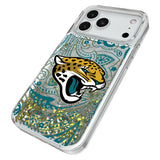 Jacksonville Jaguars Paisley Glitter Phone Case for Apple iPhone