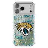 Jacksonville Jaguars Paisley Glitter Phone Case for Apple iPhone