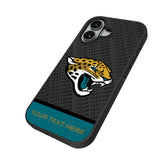 Jacksonville Jaguars Personalized EndZone Plus Bump Phone Case for Apple iPhone