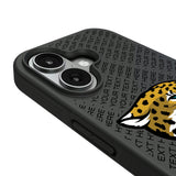 Jacksonville Jaguars Personalized EndZone Plus Bump Phone Case for Apple iPhone