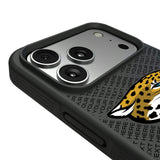 Jacksonville Jaguars Personalized EndZone Plus Bump Phone Case for Apple iPhone