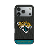 Jacksonville Jaguars Personalized EndZone Plus Bump Phone Case for Apple iPhone